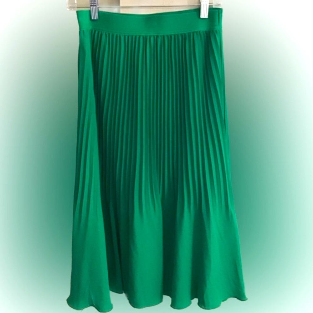 NWOT J Crew Pleated Skirt Fully Lined